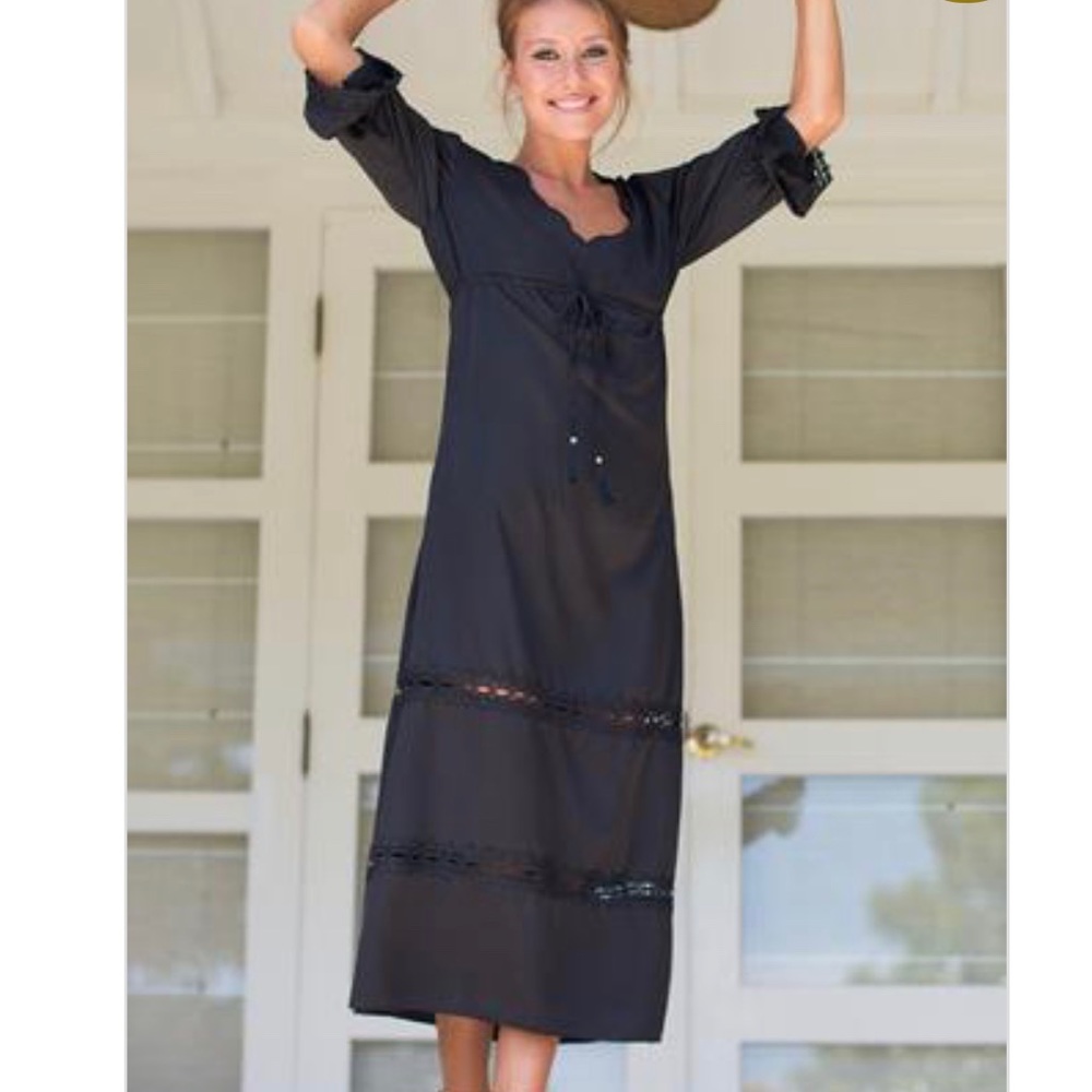 100% washable silk maxi dress by Dimity Bourke